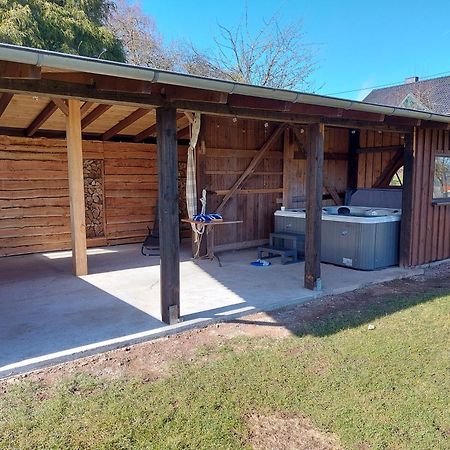 Ferienhaus Hescheld With Private Jacuzzi Hellenthal Exterior photo